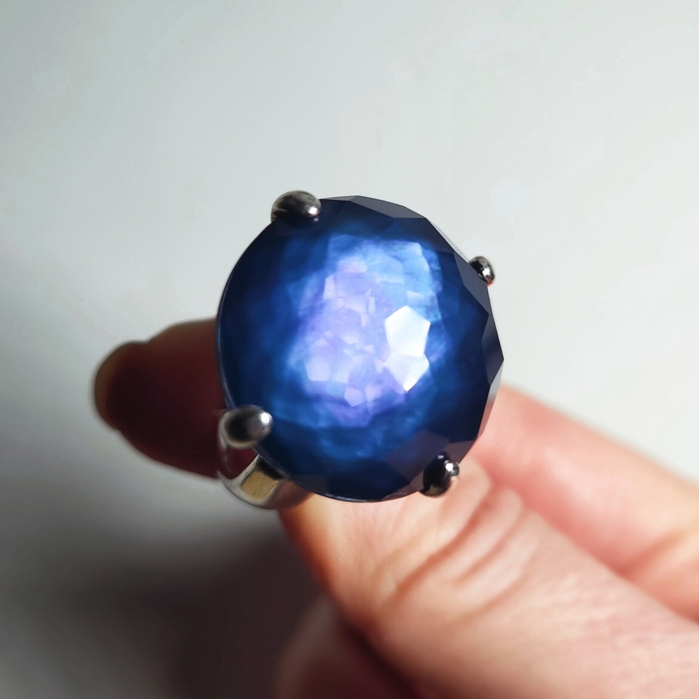 Ippolita wonderland blue doublet ring